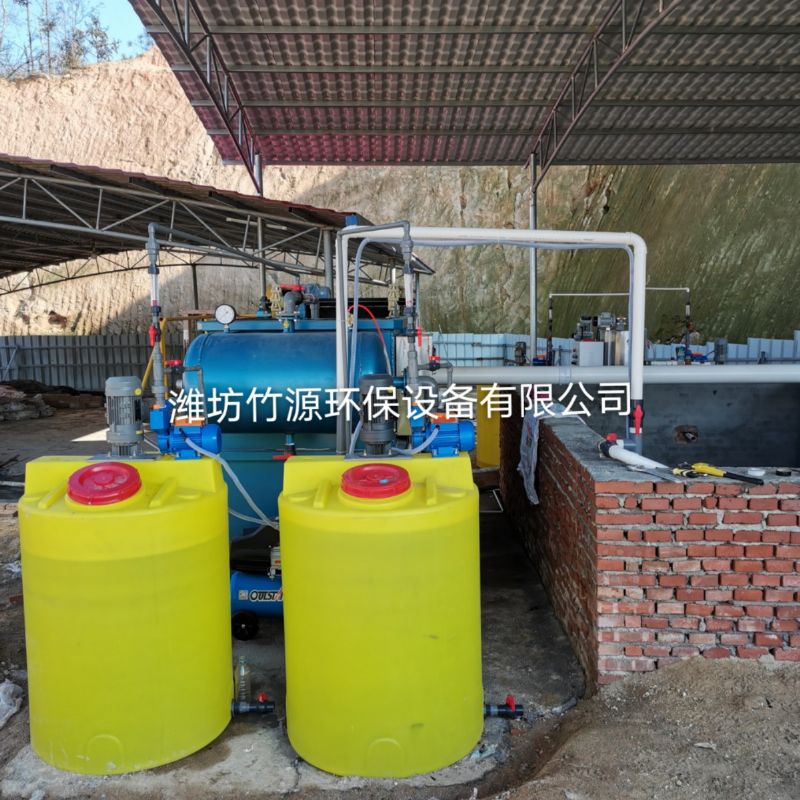 江西赣州猪场粪尿污水处理系统 气浮机设备竹源供应